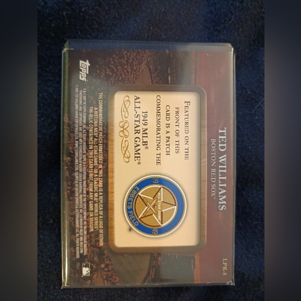 Ted Williams patch - Picture 2 of 2